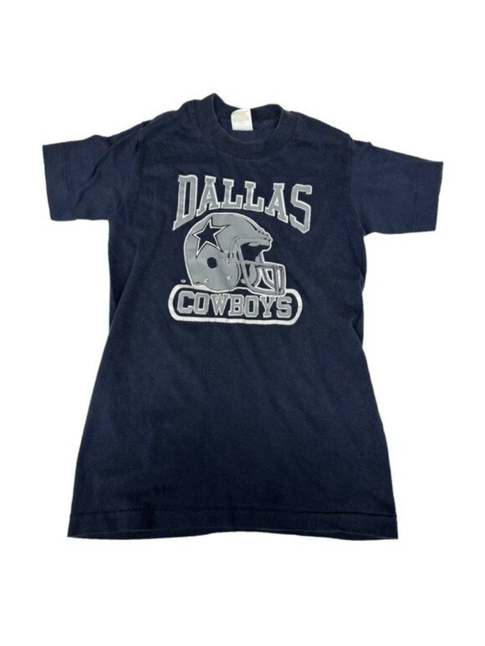 Dallas Cowboys Boys L Vintage 80's Single Stitch Graphic Tee T-Shirt NFL Retro